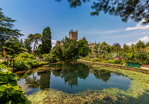 Bishops Palace Garden at Hambrook Holiday Home Park